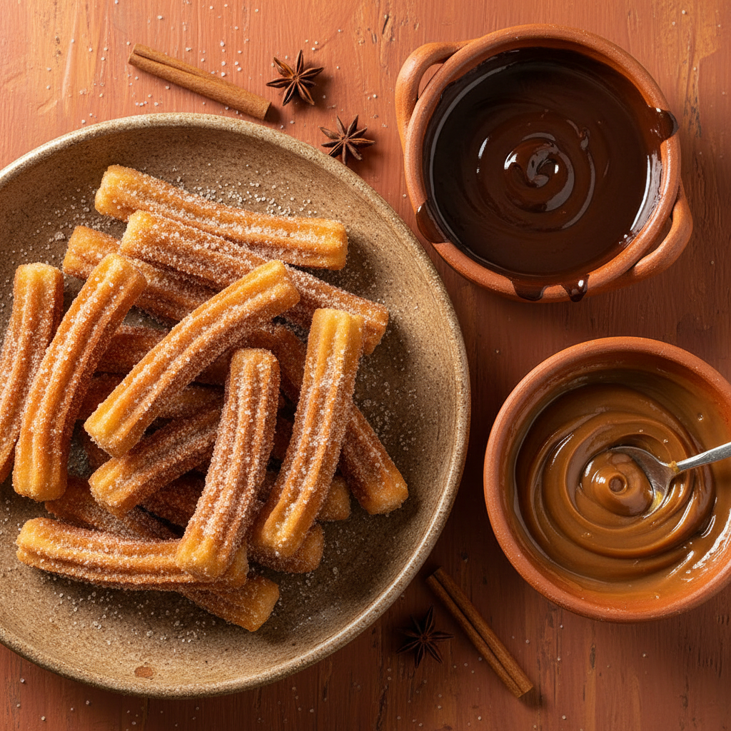 Churros con Chocolate