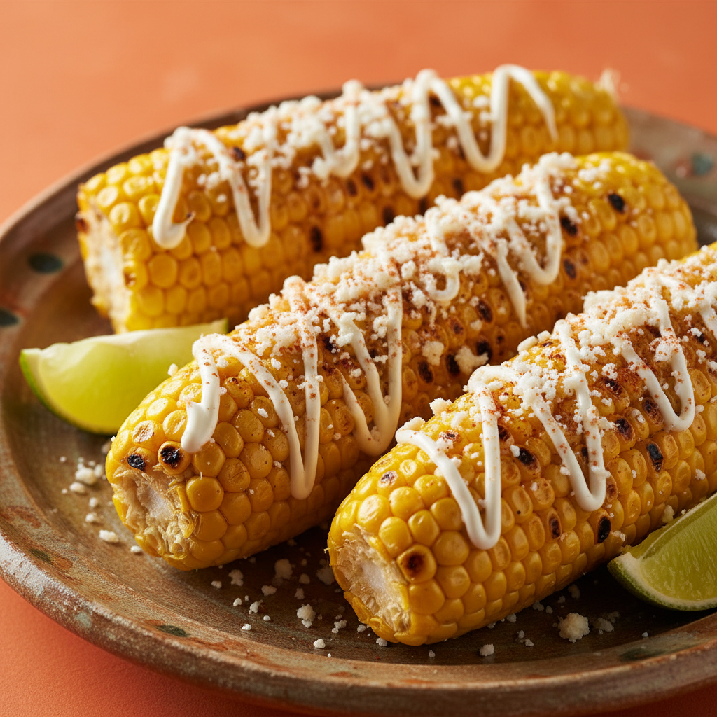 Elote grilled corn